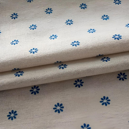 Cottage Petals Tassel Curtain | Cotton-Linen, Semi-Blackout