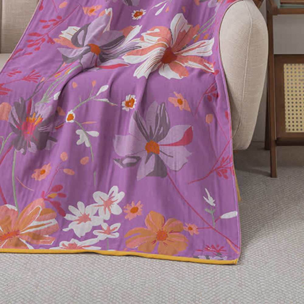 Cotton Gauze Bath Towel | Vintage Wildflower
