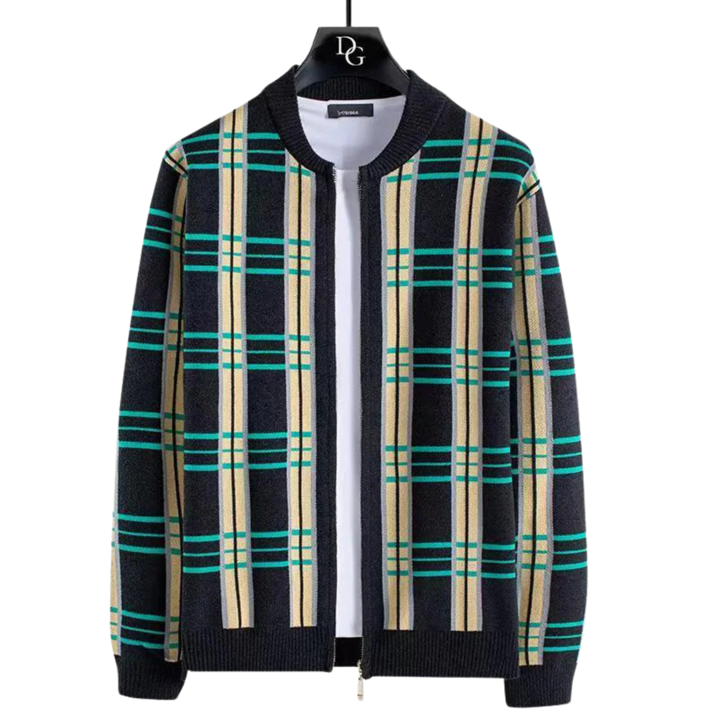 Elsie Women's Plaid Cardigan - front view