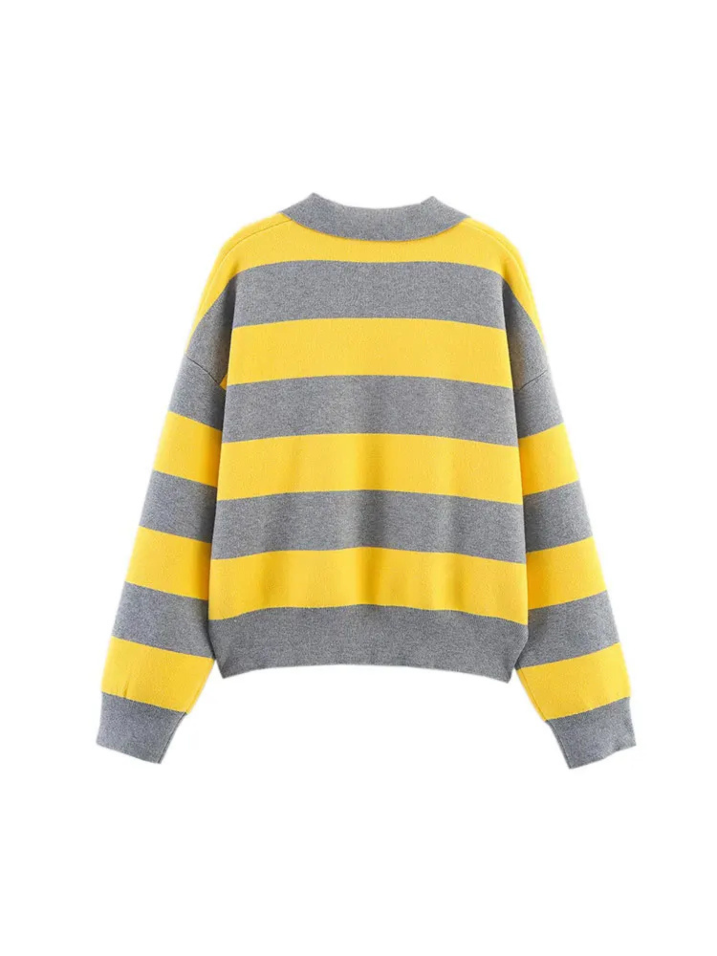 Tallulah Women's Striped Knit Polo - styled view