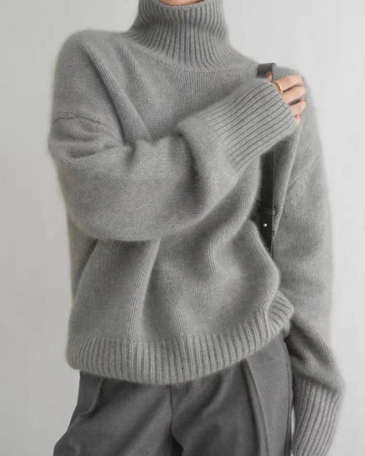 Mira Women's Oversized Sweater - styled view