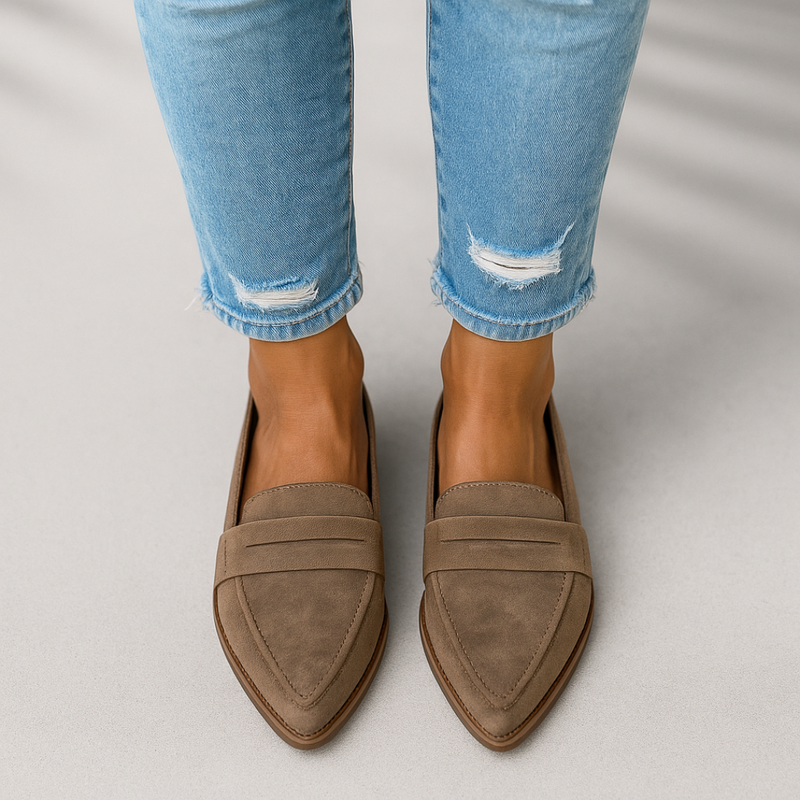 Juliette Women's Loafers | Slip, Cushioned, Pointed Toe