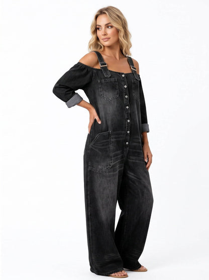 Delphine Women's Jumpsuit - back view