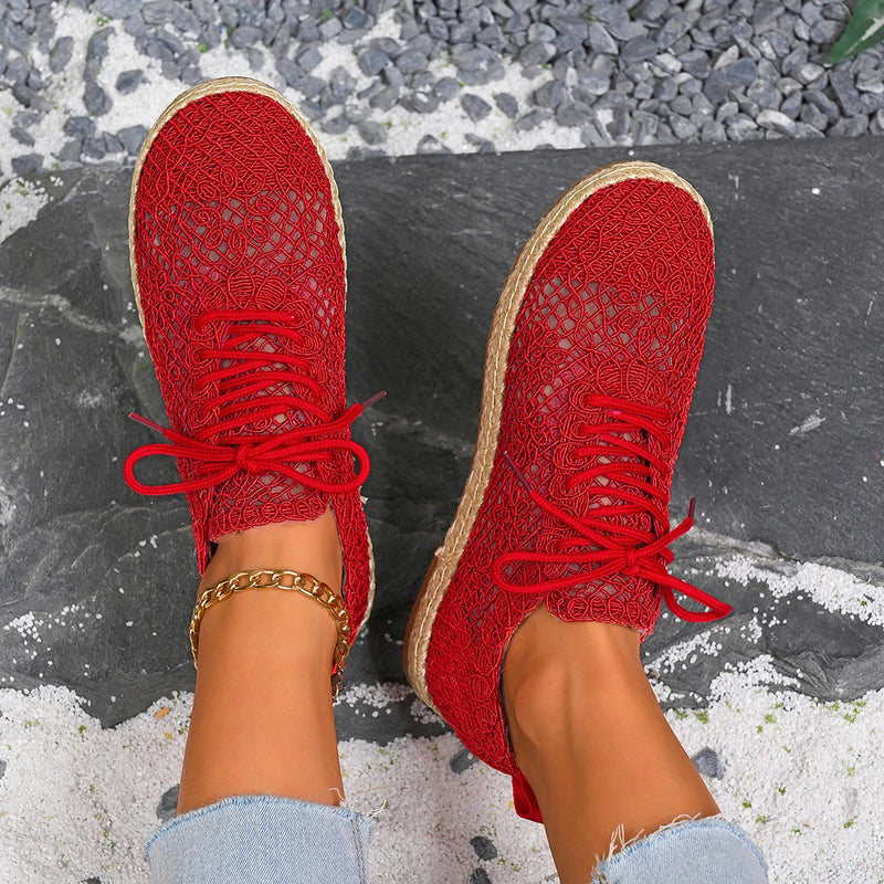 Beatrix Women's Espadrilles - fabric and finish detail