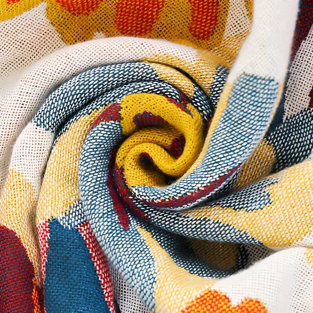 Reversible Cotton Bath Towel | Floral Print