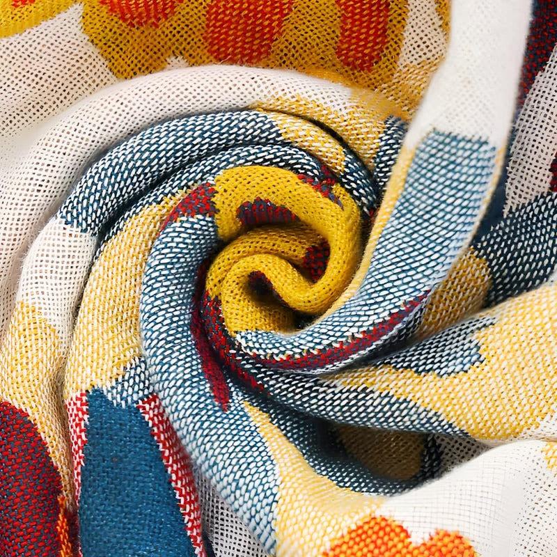 Reversible Cotton Bath Towel | Floral Print