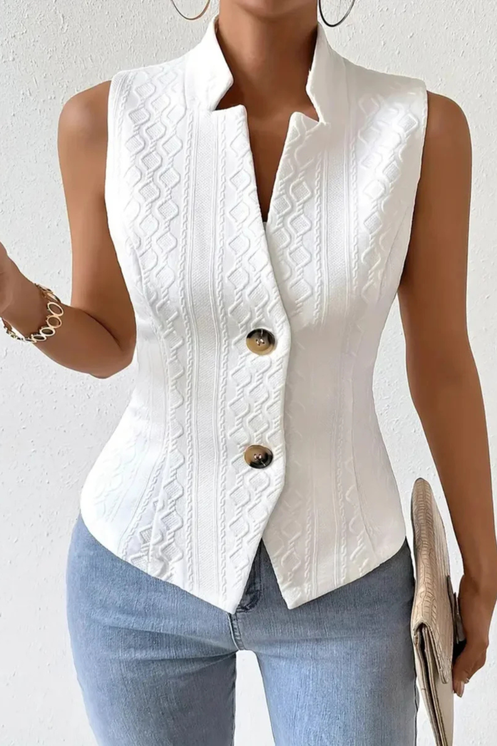 Esme Women's Vest - styled view