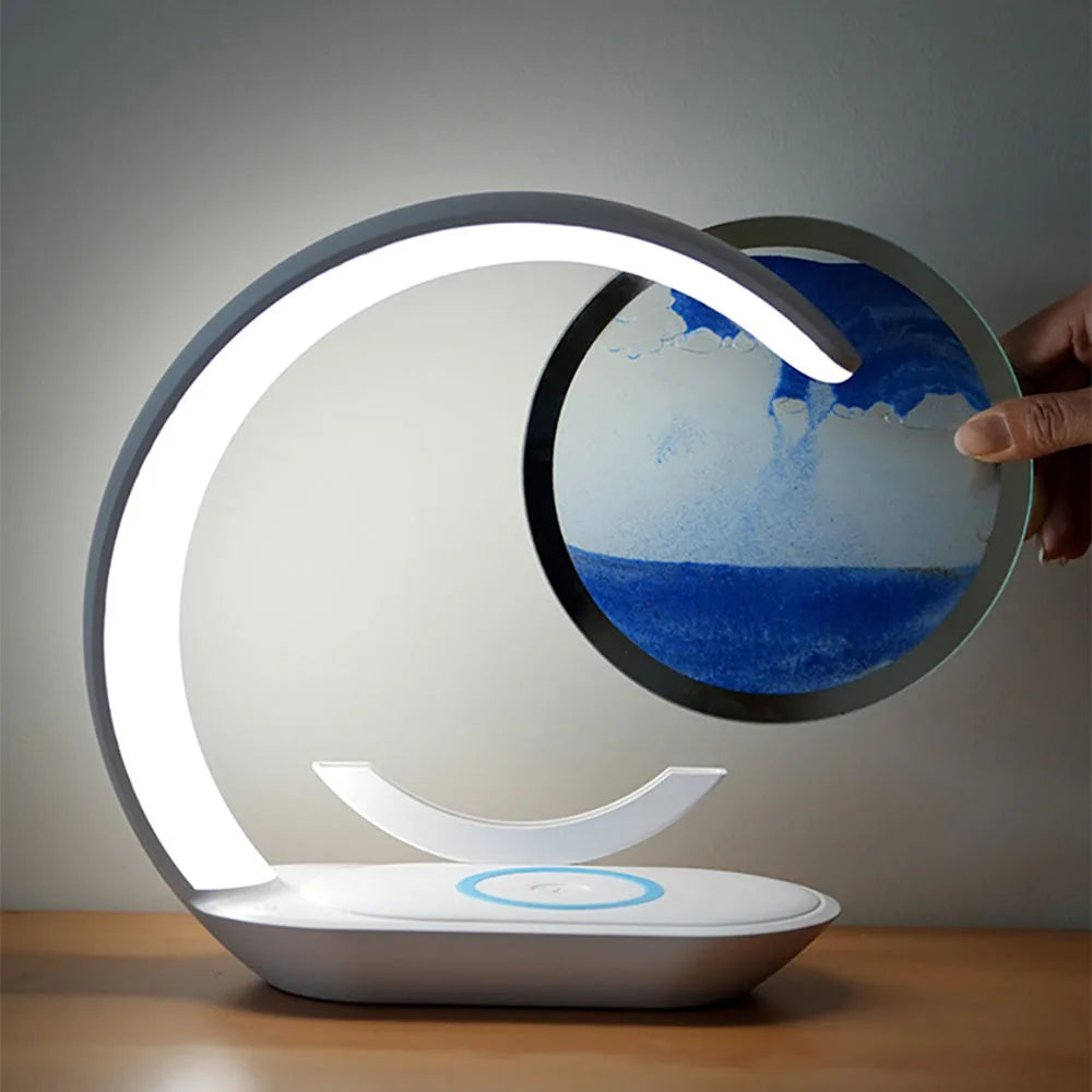 Meadow LED Table Lamp - fabric and finish detail