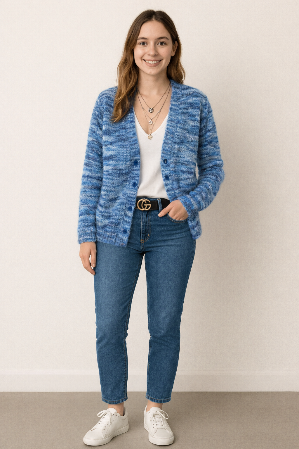 Freya Women's Cardigan - fabric and finish detail