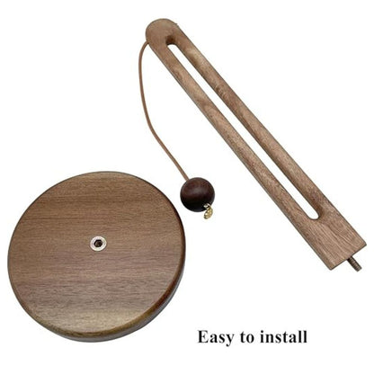 Acacia Wood Paper Roll Stand | Anti-Slip Base, Minimalist Decor