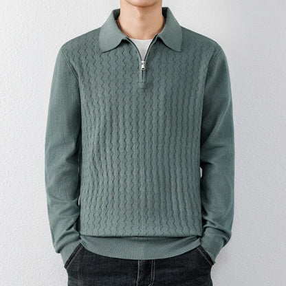 Greta Women's Sweater - fabric and finish detail