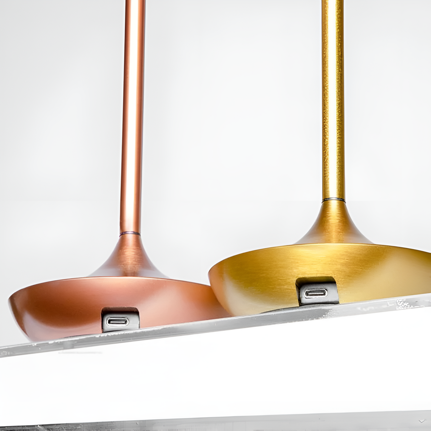 Portable Cylindrical Aluminium Table Lamp