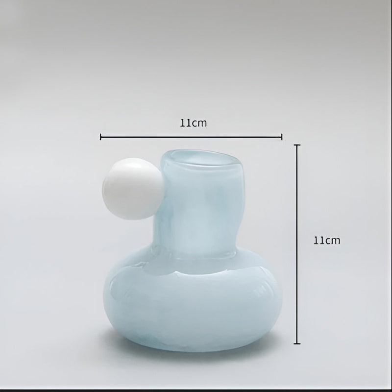 Celestial Nordic Glass Candle Holder | Round Ball