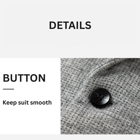 Hugo Men's Jacket - fabric and finish detail