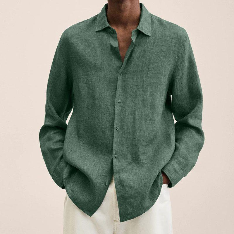 Hugo Men's Linen Dress - styled view