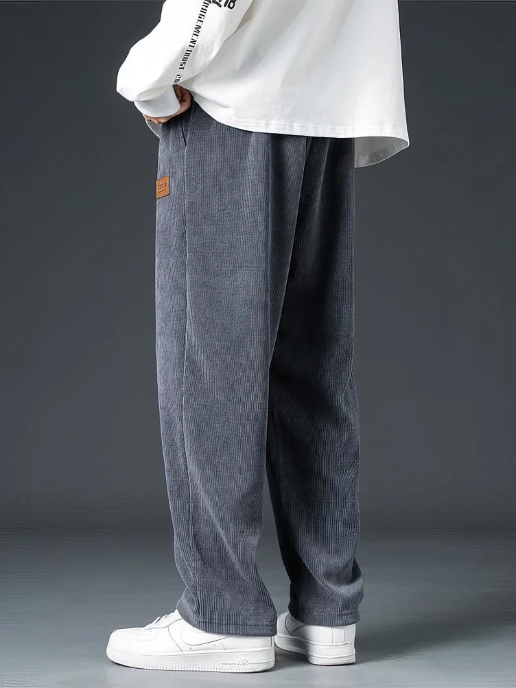 Tamsin Women's Straight-leg Corduroy - fabric and finish detail