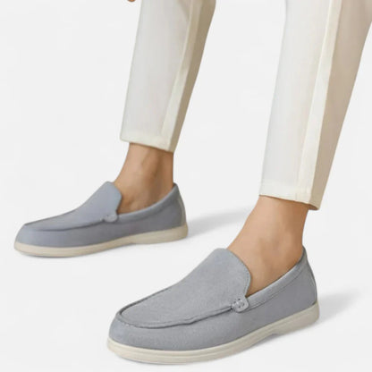 Auden Men's Suede Loafers - close-up detail