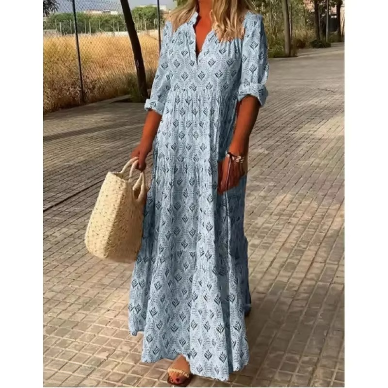 Selma Women's Maxi Dress - styled view