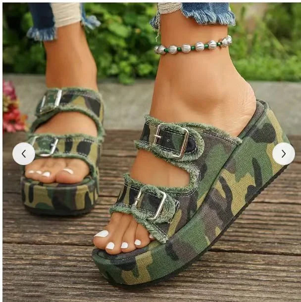 Quinn Women's Platform Sandals - full-length view