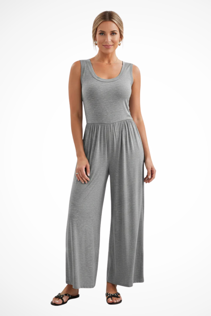 Rowan Women's Wide Leg Jumpsuit - back view