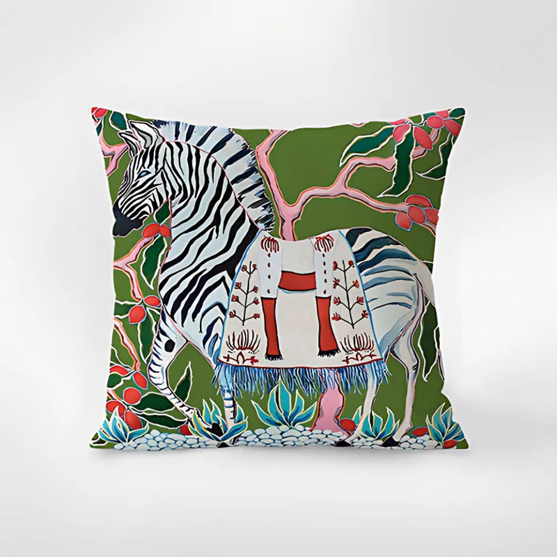 Zebra Tapestry Cushion Cover