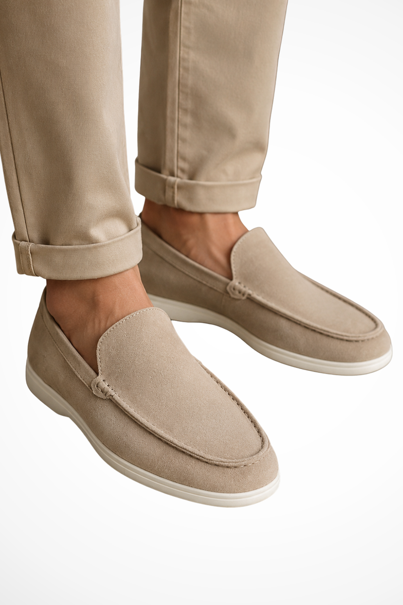Milo Men's Suede Loafers | Orthopedic, Slip, Slip-on
