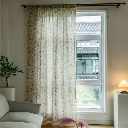 Wildflower Veil Curtains | 80% Light Block, Energy-Saving