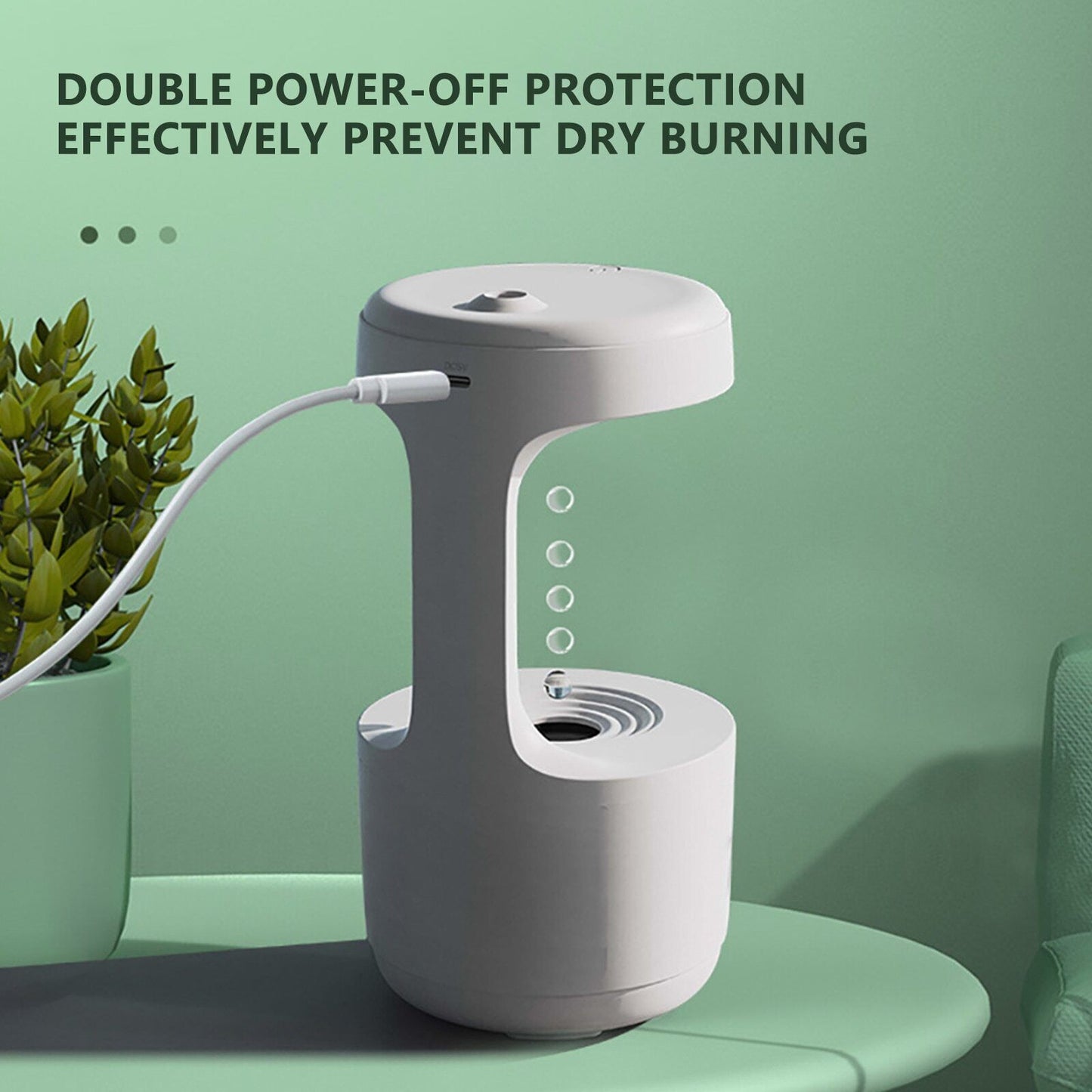 Kestrel Portable Humidifier - fabric and finish detail