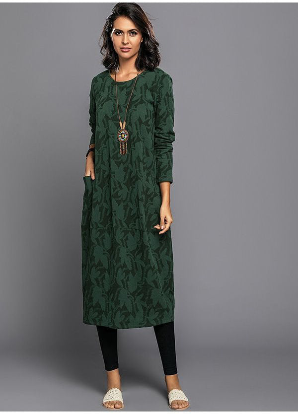 Imogen Women's Midi Dress | Long Sleeve