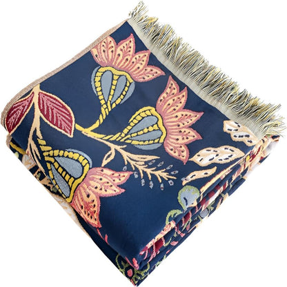 Reversible Cotton Bath Towel | Garden Floral