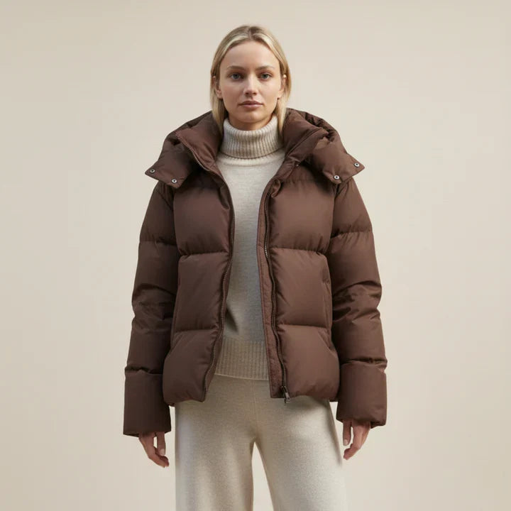 Elsie Women's Adjustable Puffer Jacket - front view