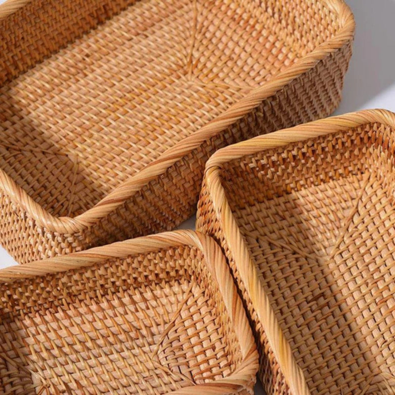 Artisan Rattan Storage Basket | Hand-Woven, Multi-Purpose