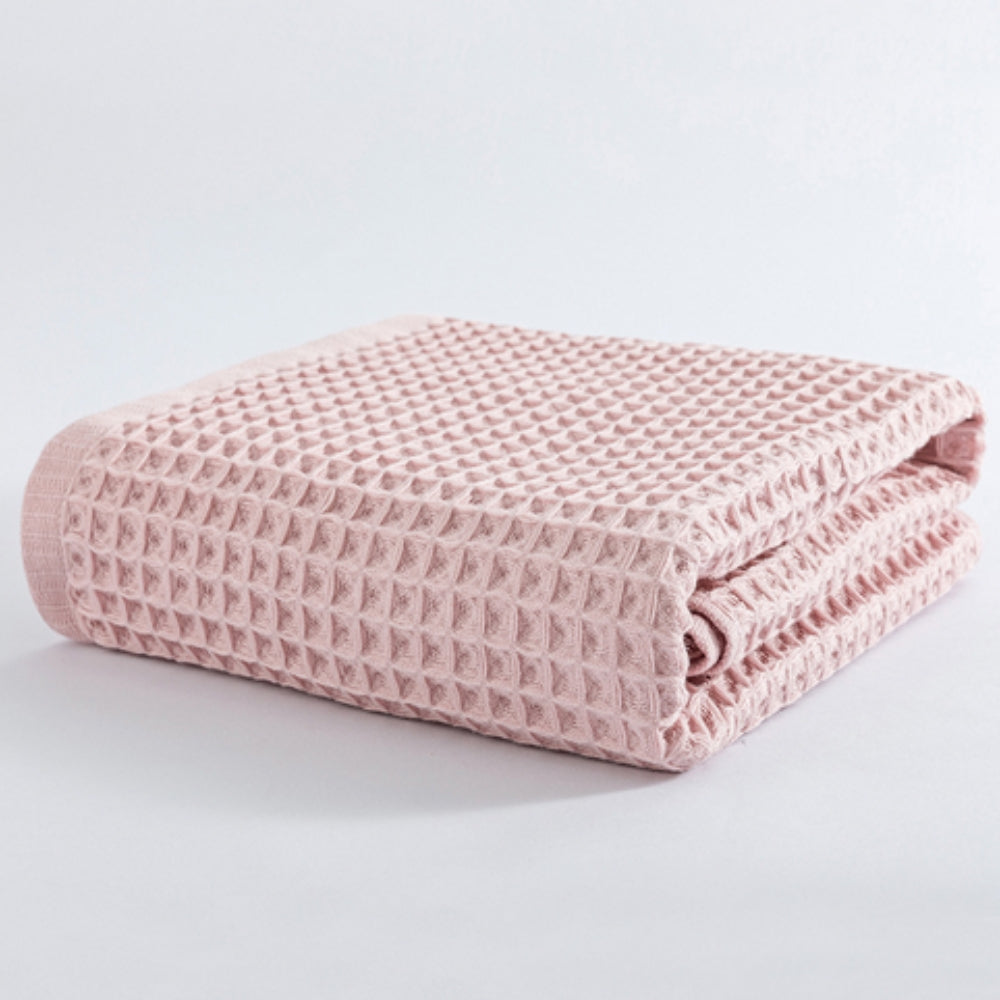 Cotton Waffle Bath Towel | Textured, Quick-Dry
