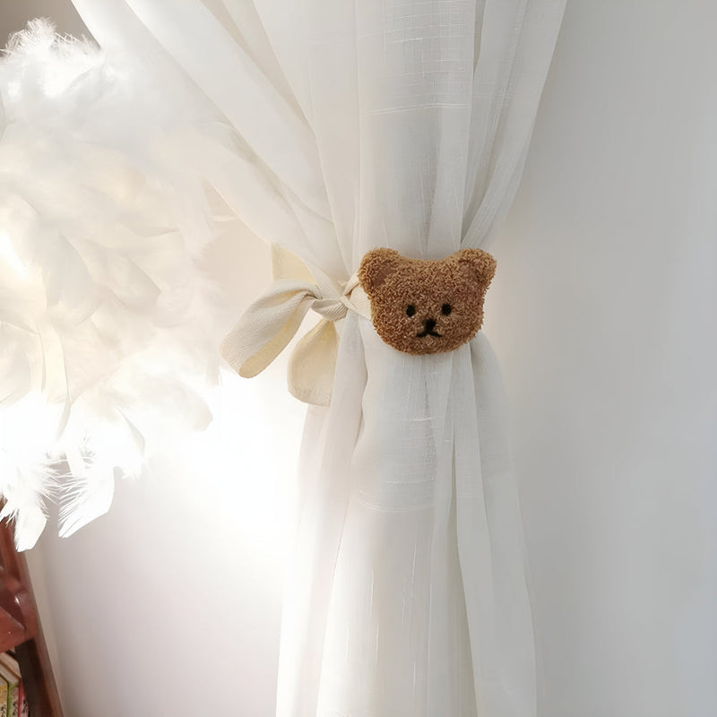 Teddy Bear Curtain Straps | Plush, Kids' Room Decor