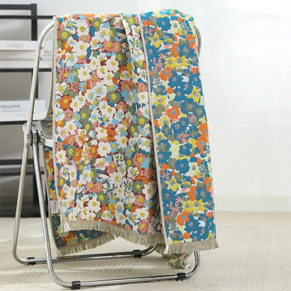 Reversible Cotton Bath Towel | Colorful Print