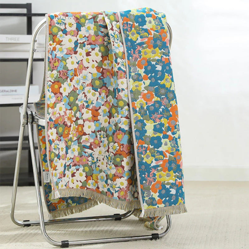 Reversible Cotton Bath Towel | Colorful Print