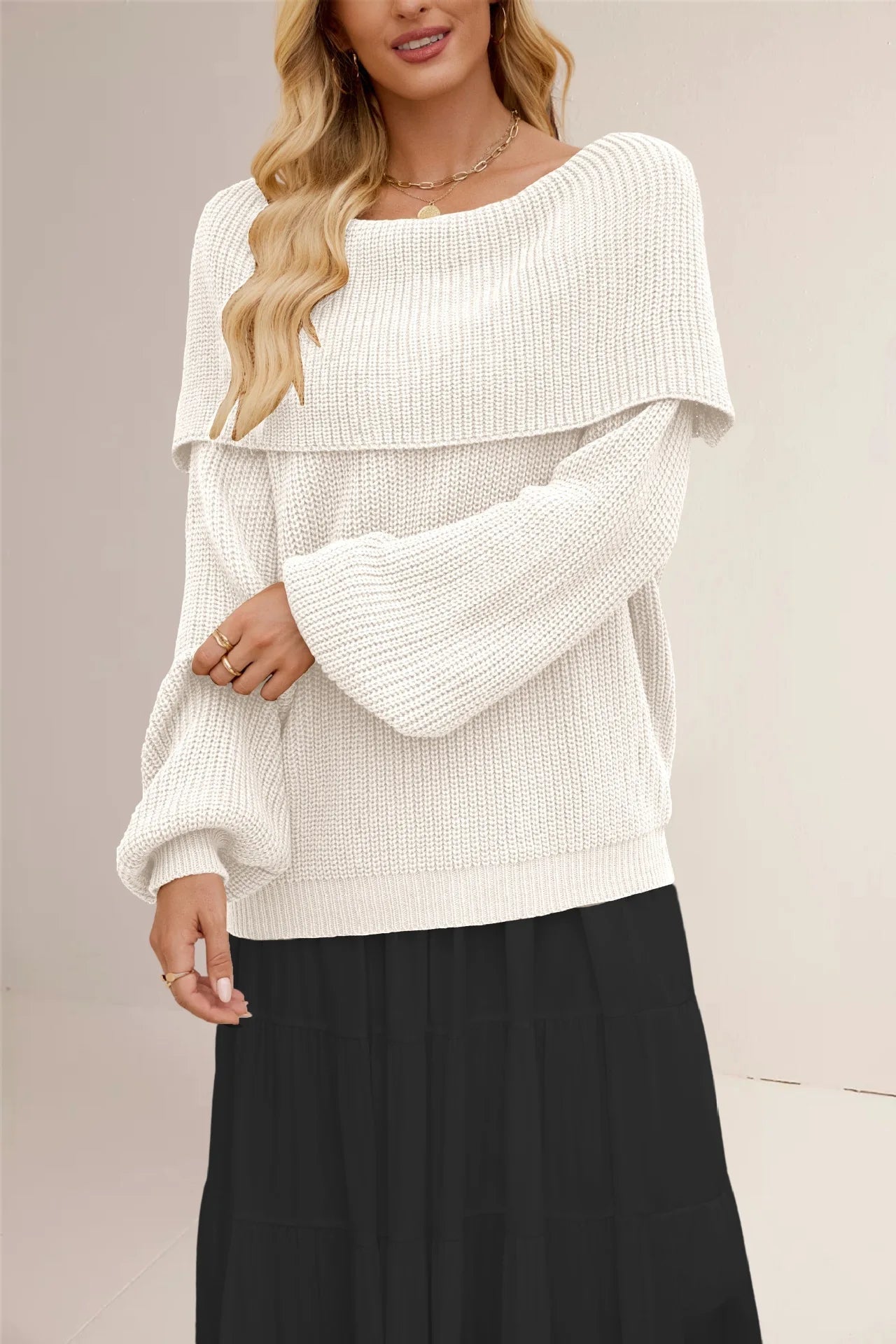 Nora Women's Sweater - flat lay