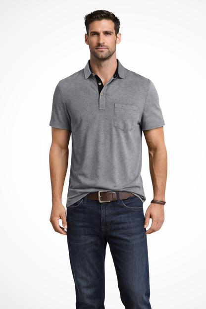 Tristan Men's Shirt - fabric and finish detail