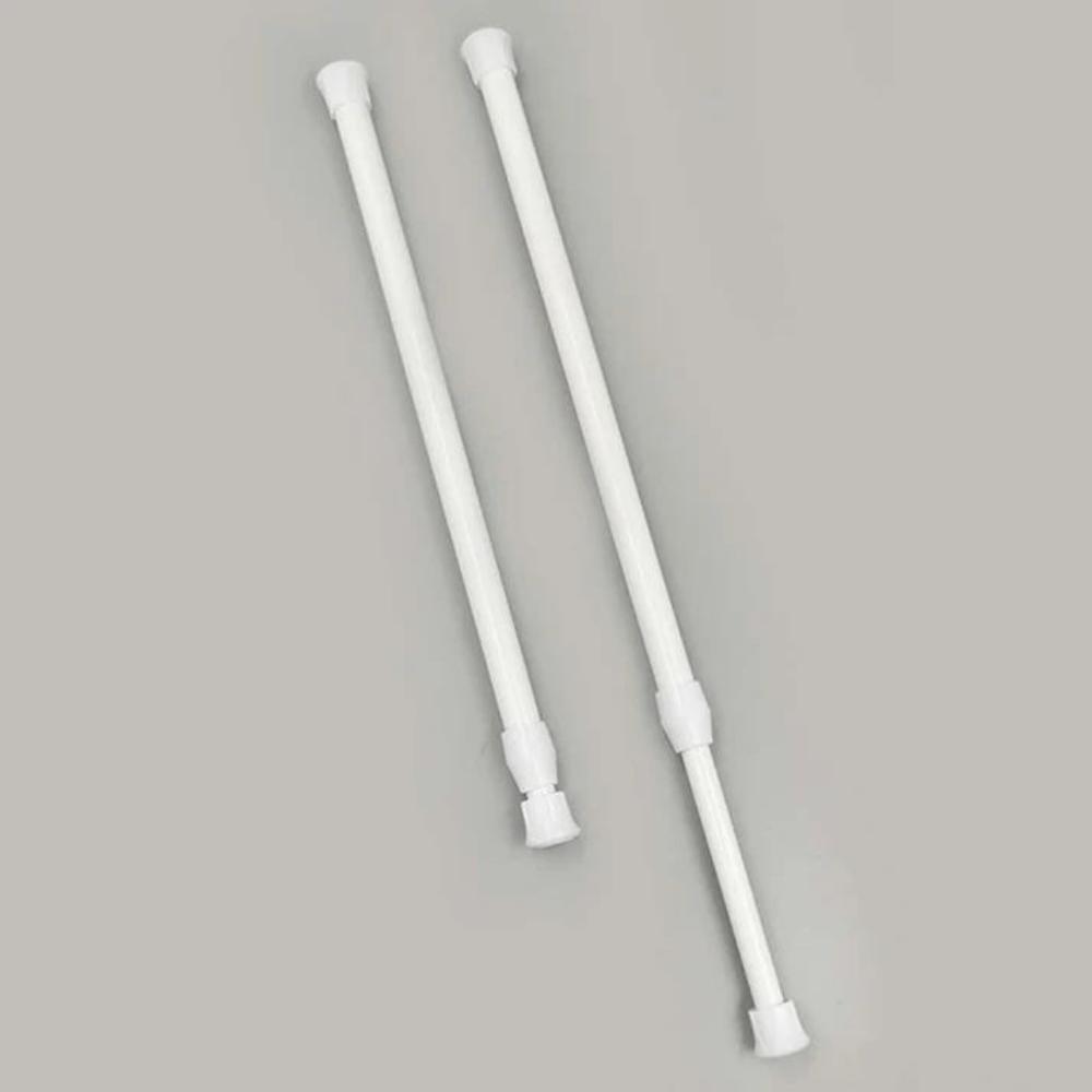 Adjustable Telescopic Curtain Rod | No-Drill, Rustproof Aluminum