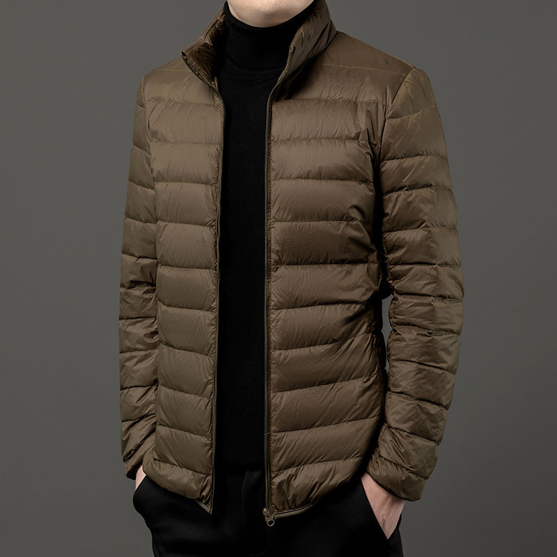 Yves Men's Puffer Jacket - front view