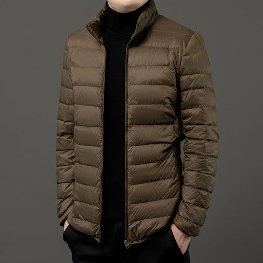 Yves Men's Puffer Jacket - front view