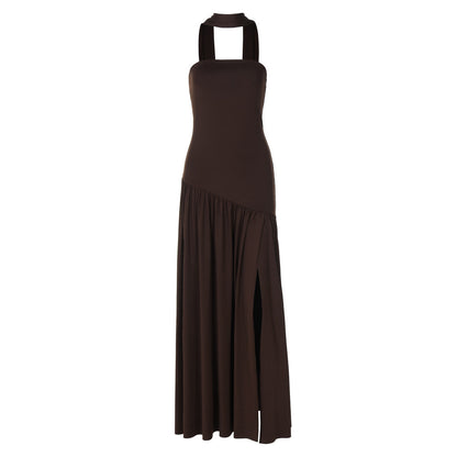 Winona Women's Asymmetric Maxi Dress - styled view