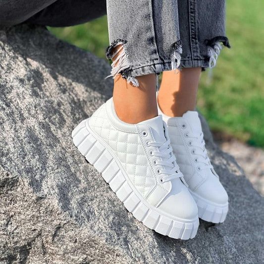 Imogen Women's Platform Sneakers - styled view