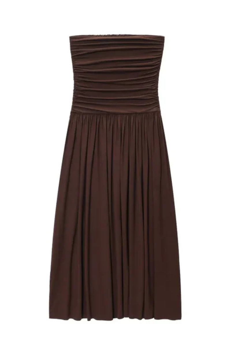 Opal Women's Pleated Dress - shown in use