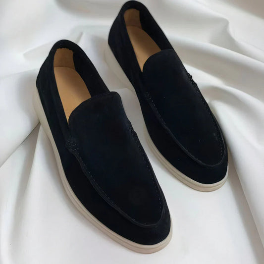Astrid Women's Suede Loafers - front view