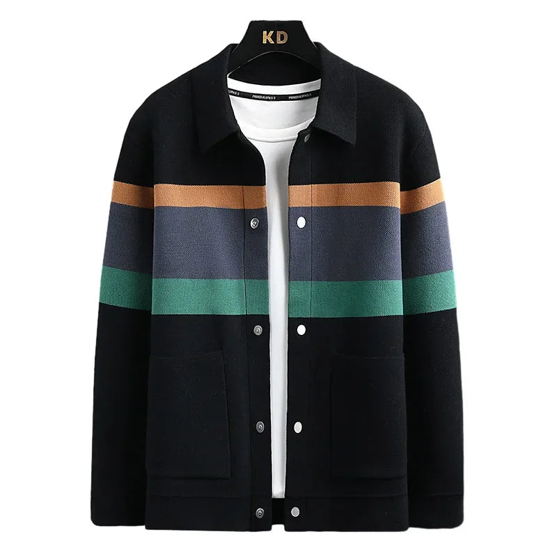Clara Women's Striped Jacket - close-up detail