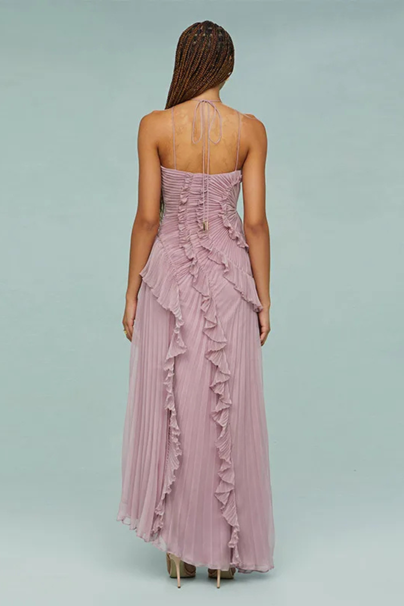 Yvette Women's Ruffled Dress - front view