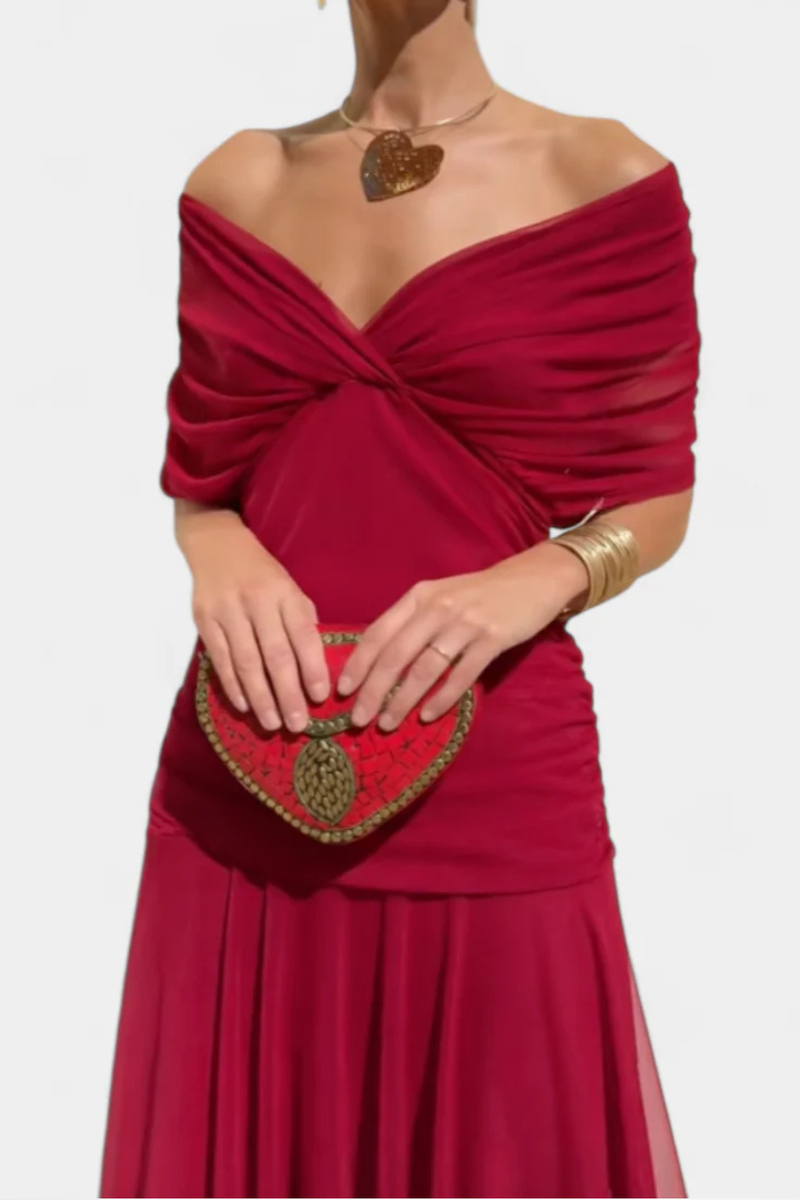 Harlow Women's Pleated Dress - close-up detail