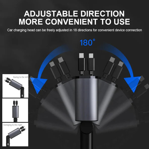 Slate Car Charger - back view