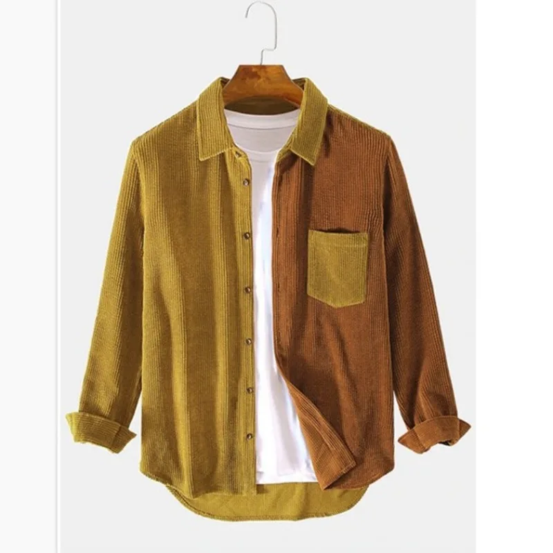 Dahlia Women's Corduroy Button-up - back view